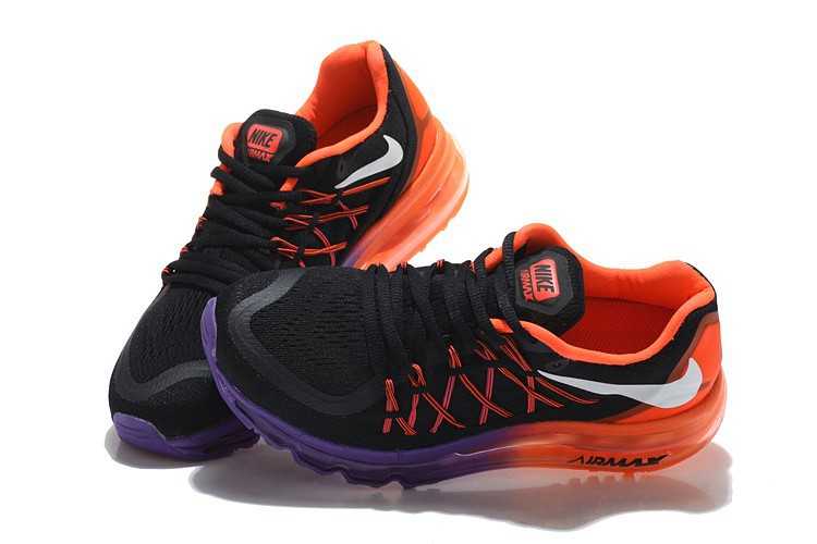 nike air max 2015 femme marque bateau authentique chute noir orange pourpre acheter en ligne